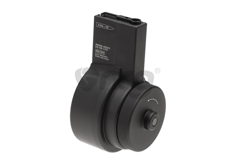 Ares incarcator M4 drum mag  Negru